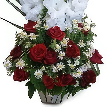 Nepal flowers  -  Love Basket Flower Bouquet/Arrangement