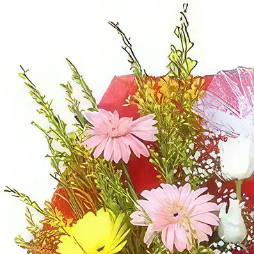 Nepal flowers  -   Bright Basket Flower Bouquet/Arrangement