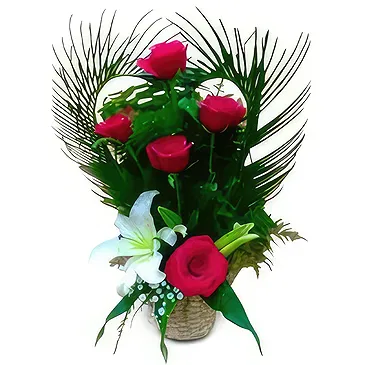 Nepal flowers  -  Artfully Organized Flower Bouquet/Arrangement