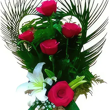 Nepal flowers  -  Artfully Organized Flower Bouquet/Arrangement