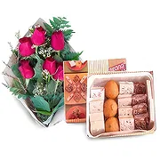 Chhededaha Online blomsterbutikk - Assortert Duo Bukett
