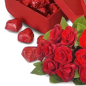 Nepal flowers  -  True Love Flower Bouquet/Arrangement