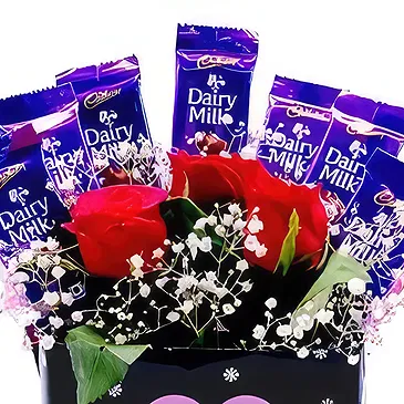 Nepal flowers  -  Blissful Giftset Flower Bouquet/Arrangement