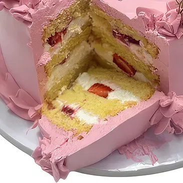 Chumbuni kukat- Berrylicious Vanilla Delight Kukka kukkakimppu