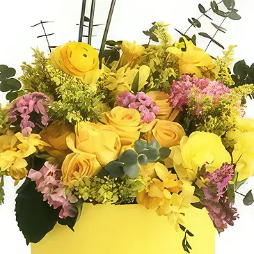 Adma flowers  -  Soft Fiesta Flower Bouquet/Arrangement