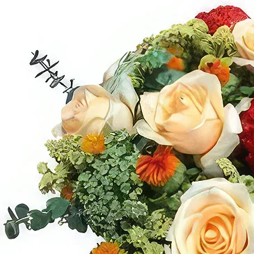 Adma flowers  -  Peachy Flower Bouquet/Arrangement