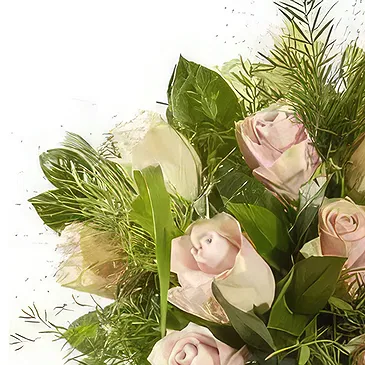 Ipsach Blumen Florist- Süße rosa rose Bouquet/Blumenschmuck