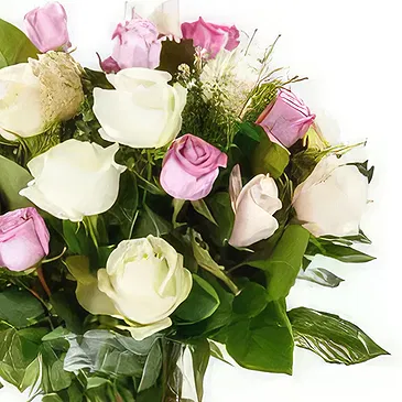 Denemarken bloemen bloemist- Boeket van Kleurrijke Rozen Boeket/bloemstuk