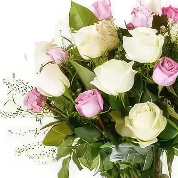 Bukit Segumpal-virágok- Csokor Puha Roses Virágkötészeti csokor