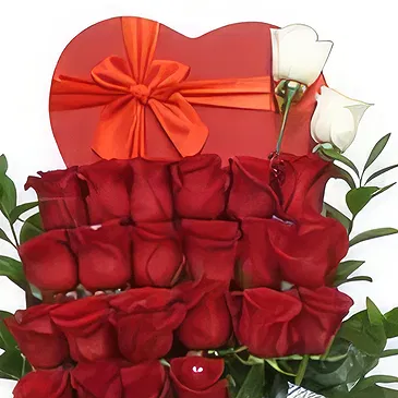 St. Maarten flowers  -  Rose Garden Affair Flower Bouquet/Arrangement