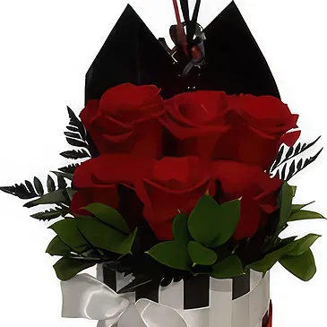 St. Maarten flowers  -  Burning Devotion Flower Bouquet/Arrangement
