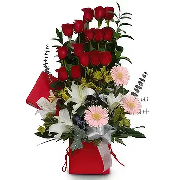St. Maarten flowers  -  Burning Desires Flower Bouquet/Arrangement