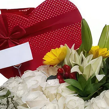 St. Maarten flowers  -  Burning Beauty Flower Bouquet/Arrangement
