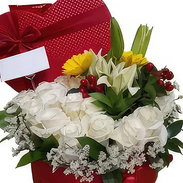 St. Maarten flowers  -  Burning Beauty Flower Bouquet/Arrangement