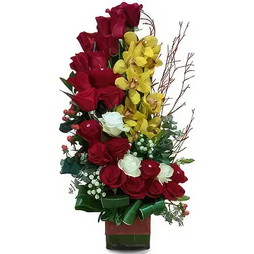 St. Maarten flowers  -  Love’s Ember Flower Bouquet/Arrangement