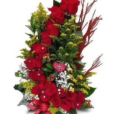 St. Maarten flowers  -  Ravishing Roses Flower Bouquet/Arrangement