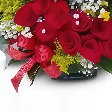 St. Maarten flowers  -  Ravishing Roses Flower Bouquet/Arrangement