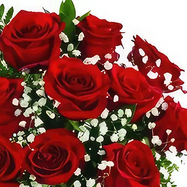 Sa Indioteria blomster- Rose Reverie Blomsterarrangementer bukett