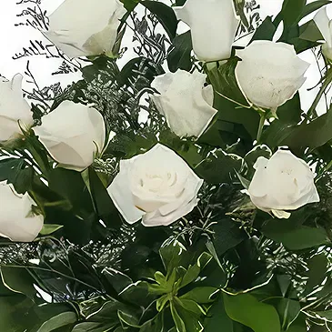 Sa Indioteria blomster- Rose symfoni Blomsterarrangementer bukett