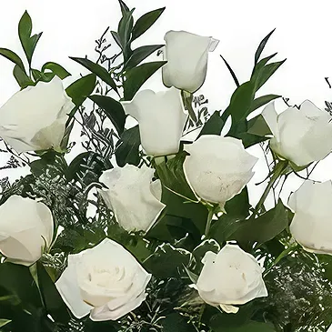 Sa Indioteria blomster- Rose symfoni Blomsterarrangementer bukett