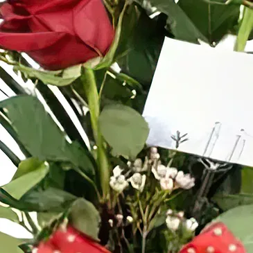 Sa Indioteria blomster- Uendelig romantikkbukett Blomsterarrangementer bukett