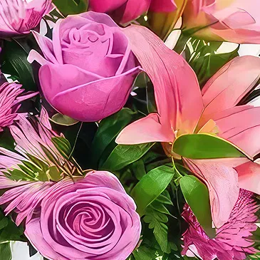 Sa Indioteria blomster- Fortryllende hundreårsjubileum Blomsterarrangementer bukett