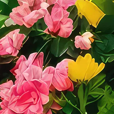 Sa Indioteria blomster- Elegant omfavnelse Blomsterarrangementer bukett