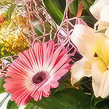 Sa Indioteria blomster- Radiant Roots Realm Blomsterarrangementer bukett