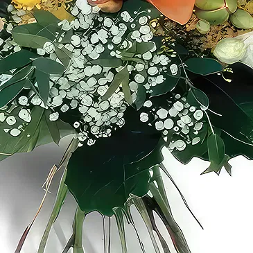 Sa Indioteria blomster- Orange Depot Blomsterarrangementer bukett