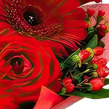 Sa Indioteria blomster- Rose Radiance Realm Blomsterarrangementer bukett
