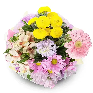 Sa Indioteria blomster- Glitrende rosesymfoni Blomsterarrangementer bukett