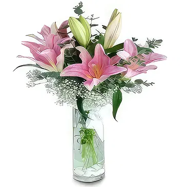 Sa Indioteria blomster- Lys morgen Blomsterarrangementer bukett