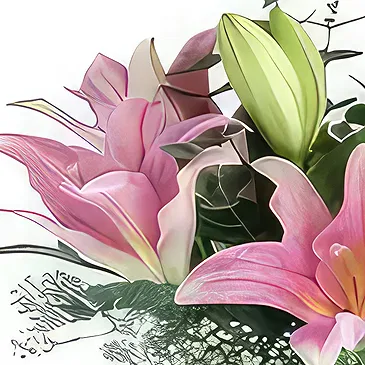 Sa Indioteria blomster- Lys morgen Blomsterarrangementer bukett