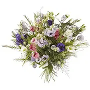 Kolding online Blomsterhandler - Farverige eustoma Buket