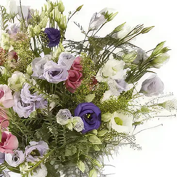 Denmark flowers  -  Colorful eustoma Flower Bouquet/Arrangement