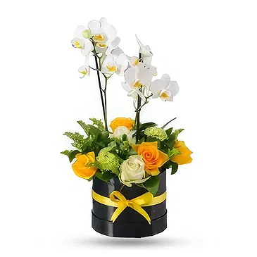Al-Muwaihat 2 Blumen Florist- Gelbes Band Bouquet/Blumenschmuck