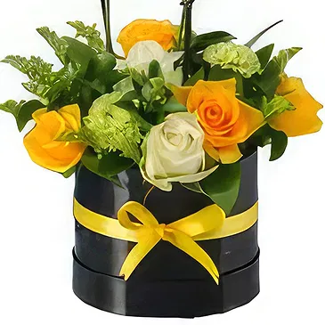 Al-Muwaihat 2 Blumen Florist- Gelbes Band Bouquet/Blumenschmuck
