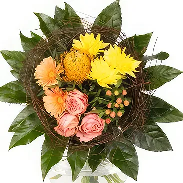 Ghent kukat- Kuiskaava Willow Bouquet Kukka kukkakimppu