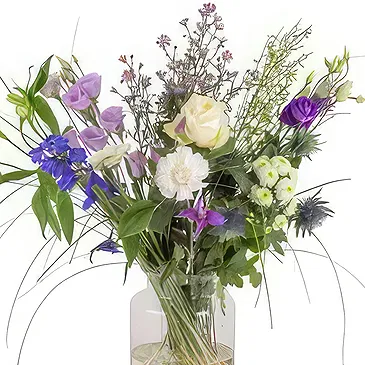Westende bloemen bloemist- Betoverde Boscollectie Boeket/bloemstuk