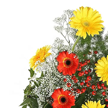 Mira flowers  -  Funeral Composition for Cemetery Flower Bouquet/Arrangement