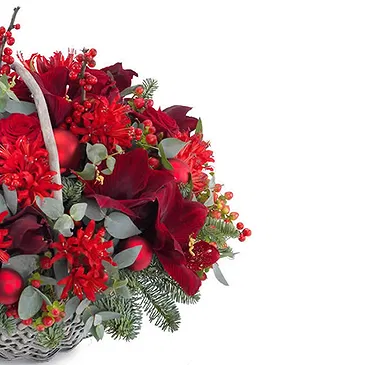 Italy flowers  -  New Year's Eve Exquisite Flower Basket Flower Bouquet/Arrangement