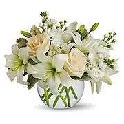 Italy online Florist - White Flowers Wedding Composition Bouquet