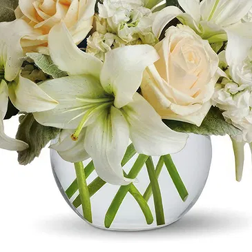 fiorista fiori di Firenze- Composizione di nozze di fiori bianchi Bouquet floreale