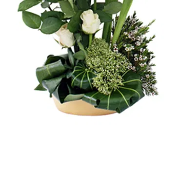 Italy flowers  -  Centerpiece of Mixed White Flowers Flower Bouquet/Arrangement