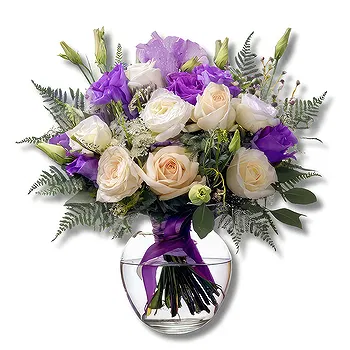Germany flowers  -  Rustic Elegance Purple Flower Delivery