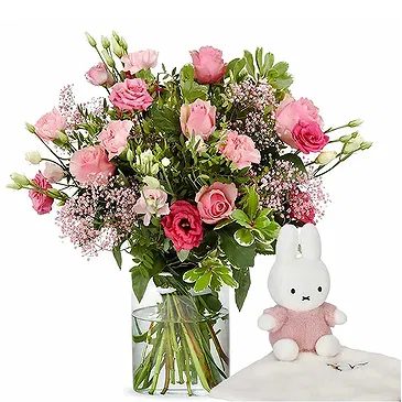 Amsterdam-Zuidoost flowers  -  Sweet dreams + Miffy Flower Bouquet/Arrangement