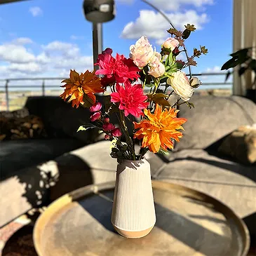 Halta blomster- Solnedgangsbukett Blomsterarrangementer bukett