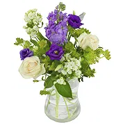Norway online Florist - Blue and White Mixed Flower Bouquet Bouquet