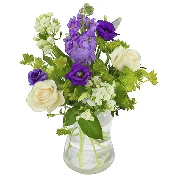 Norway flowers  -  Blue and White Mixed Flower Bouquet Delivery