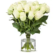 Maastricht Online Blumenhändler - Weiße Rosen (40cm) Blumenstrauß